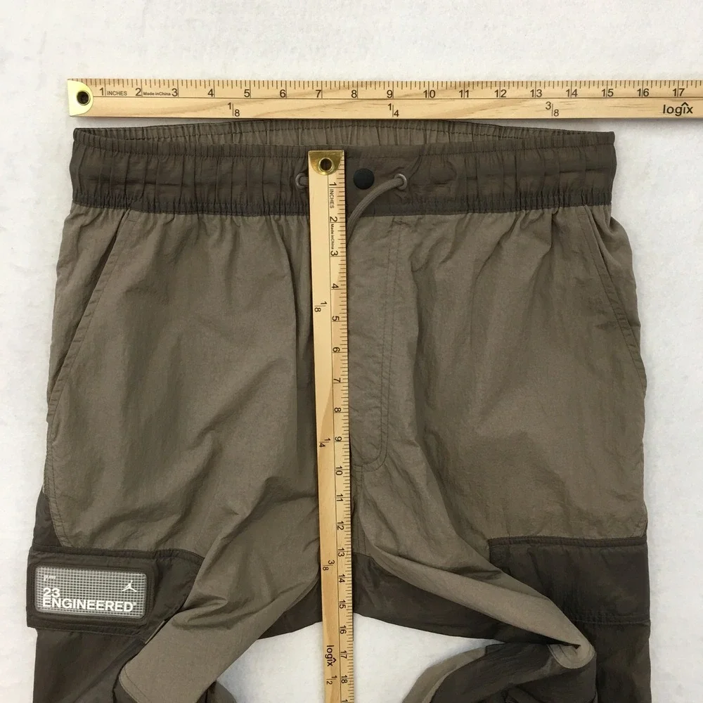 Jordan 23 Engineered Mens Brown Nylon Cargo Track Pants Medium CK9167-040